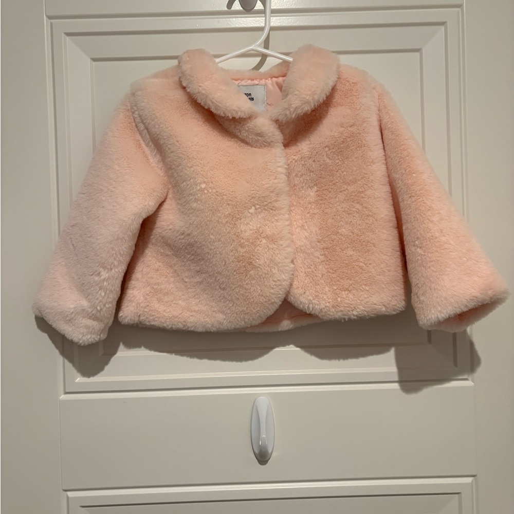Amazon Essentials Soft Pink Kids Puffer Jacket